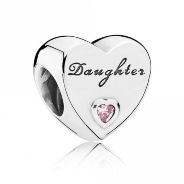 Daughter Heart Charms Pandora