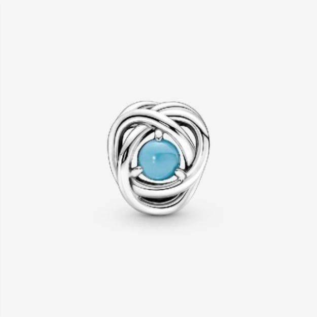 December Birthstone Eternity Circle Charms Pandora