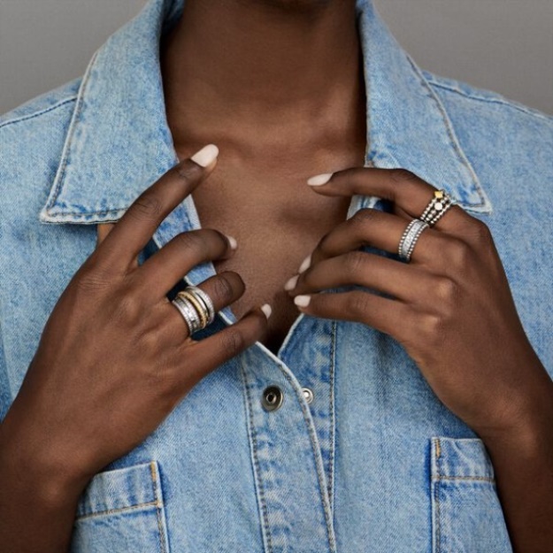 December Sky Blue Beaded Ring Pandora