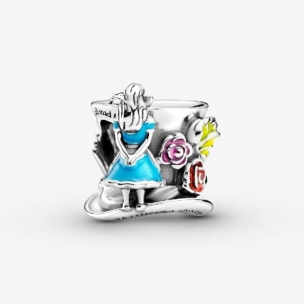 Disney Alice in Wonderland  The Mad Hatter\s Tea Party Charms Pandora