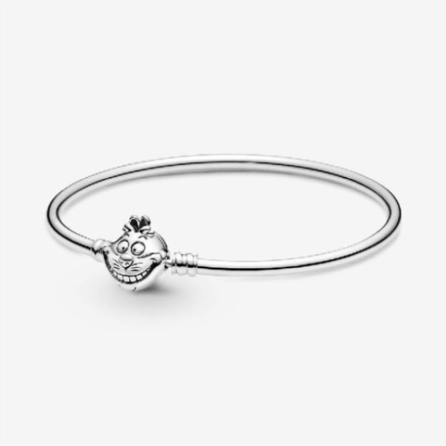 Disney Alice in Wonderland Cheshire Cat Clasp Brand Pandora Bangle