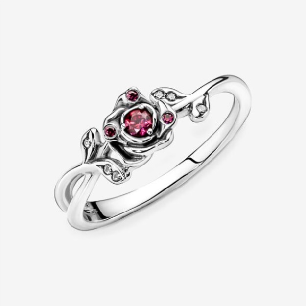 Disney Beauty And The Beast Rose Ring Pandora
