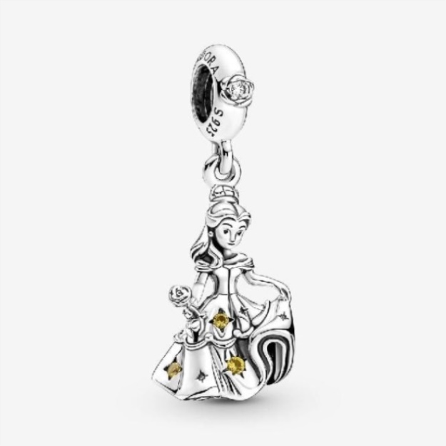 Disney Beauty and the Beast Dancing Belle Dangle Charm Pandora CA