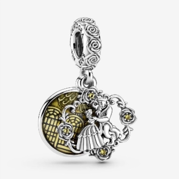 Disney Beauty and the Beast Dancing Dangle Charm Pandora CA