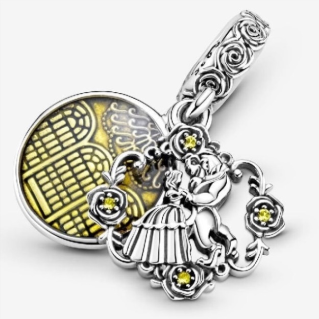 Disney Beauty and the Beast Dancing Dangle Charm Pandora CA