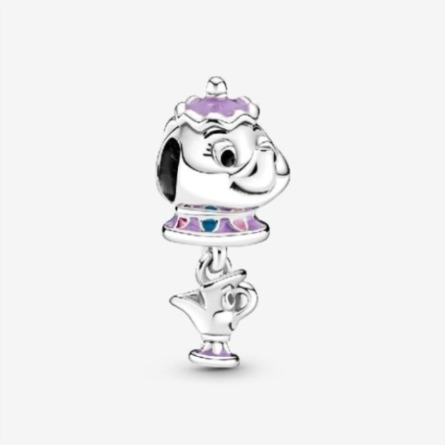 Disney Beauty and the Beast Mrs Potts and Chip Dangle Charm Pandora CA