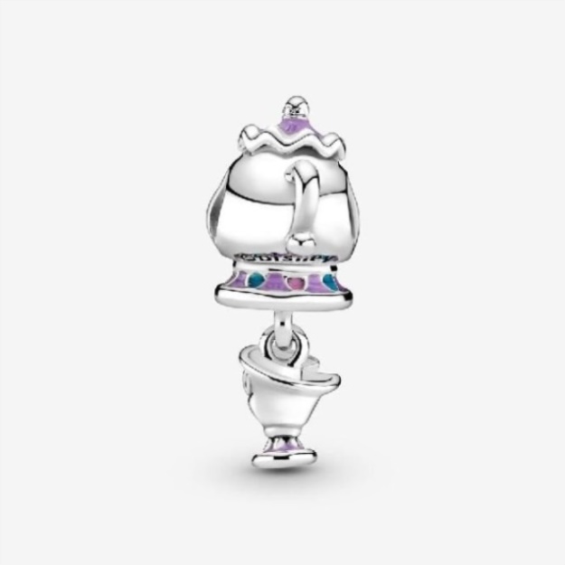 Disney Beauty and the Beast Mrs Potts and Chip Dangle Charm Pandora CA