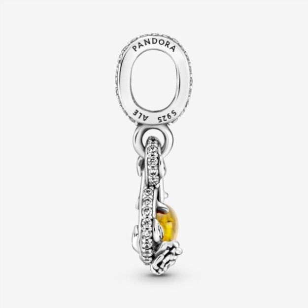 Disney Belle Infinity Rose Flower Pendant Pandora