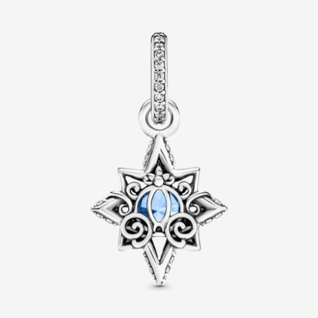 Disney Cinderella Blue Star Pendant Pandora