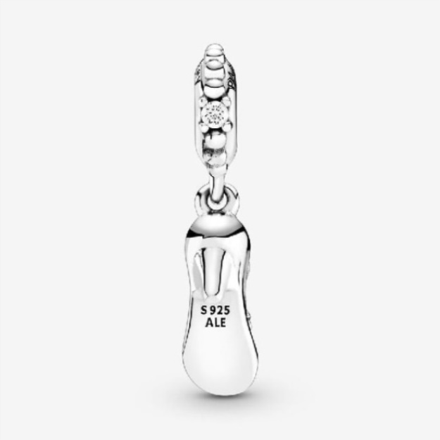 Disney Cinderella Glass Slipper  Mice Dangle Charms Pandora