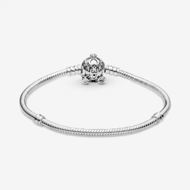 Disney Cinderella Pandora Pumpkin Coach Clasp Bracelet