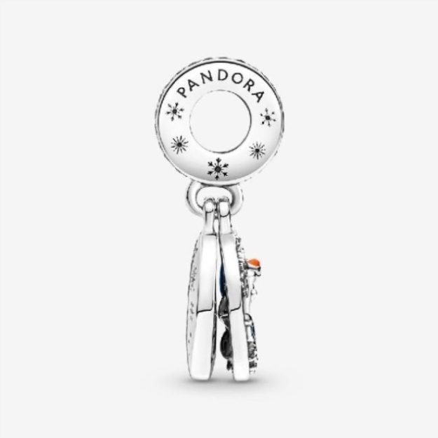 Disney Frozen Snow Olaf Double Dangle Charm Pandora CA