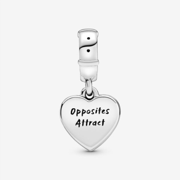 Disney Lady And The Tramp Heart Dangle Charm Pandora