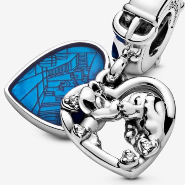Disney Lady And The Tramp Heart Dangle Charm Pandora