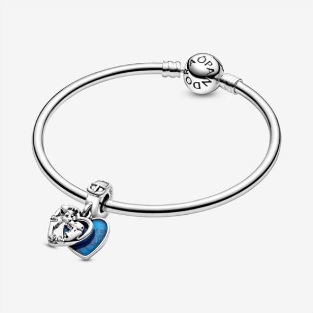 Disney Lady And The Tramp Heart Dangle Charm Pandora