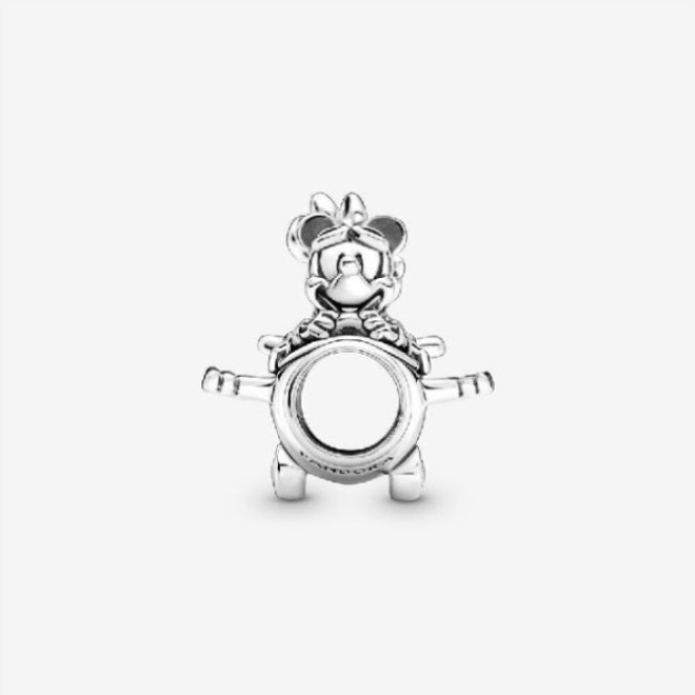 Disney Mickey Mouse  Minnie Mouse Airplane Charm Pandora