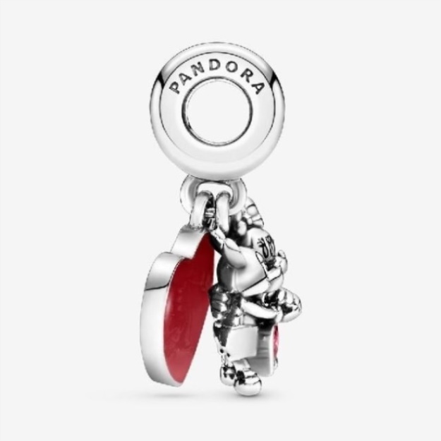 Disney Mickey Mouse  Minnie Mouse Love Dangle Charms Pandora