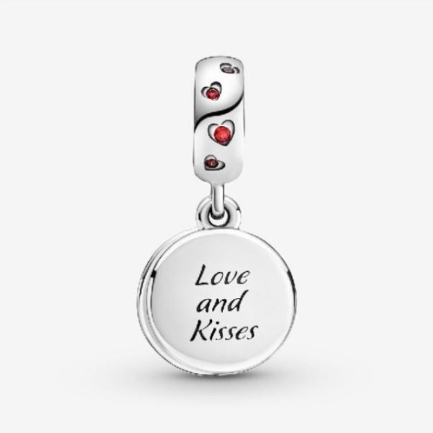 Disney Mickey Mouse  Minnie Mouse Love and Kisses Dangle Charms Pandora