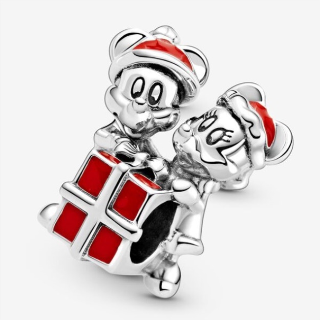 Disney Mickey Mouse And Minnie Mouse Present Charm Pandora