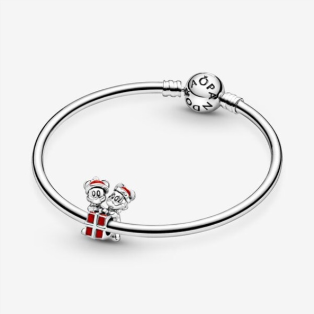Disney Mickey Mouse And Minnie Mouse Present Charm Pandora