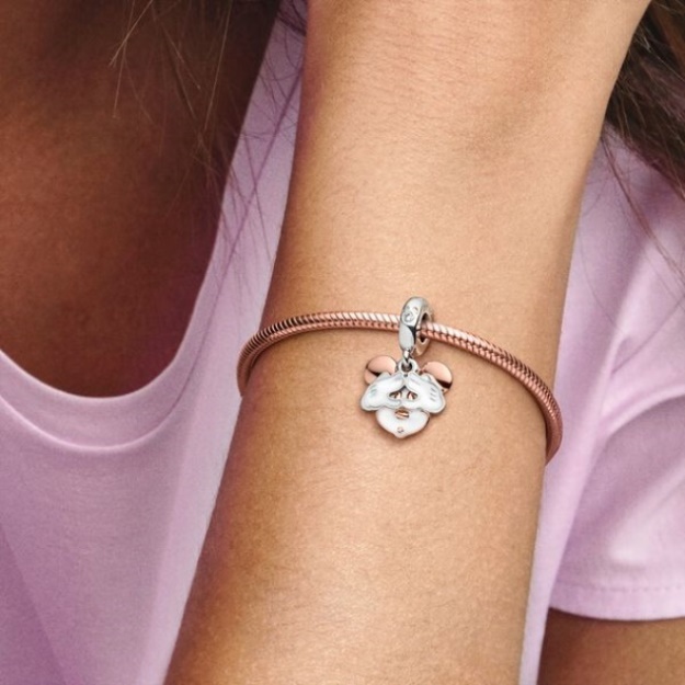 Disney Mickey Mouse Double Dangle Charm Pandora