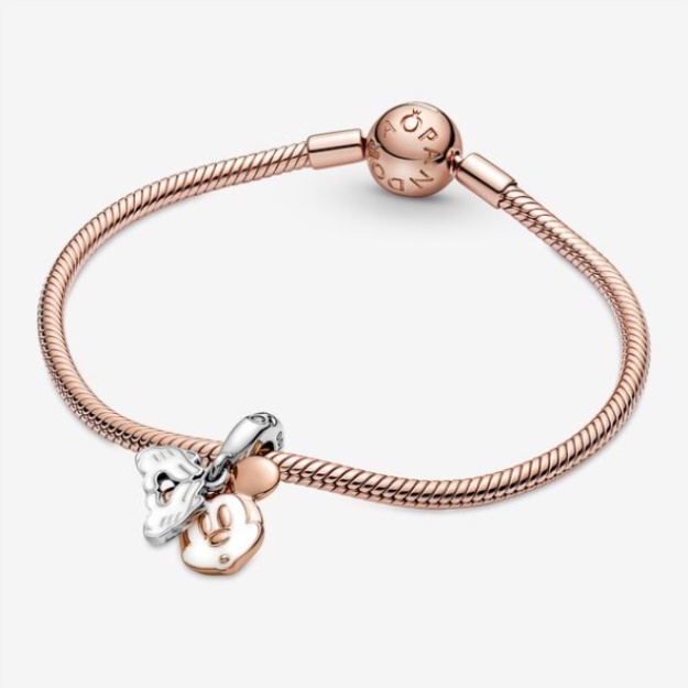 Disney Mickey Mouse Double Dangle Charm Pandora