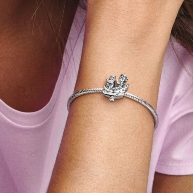 Disney Mickey Mouse Minnie Mouse Airplane Charm Pandora
