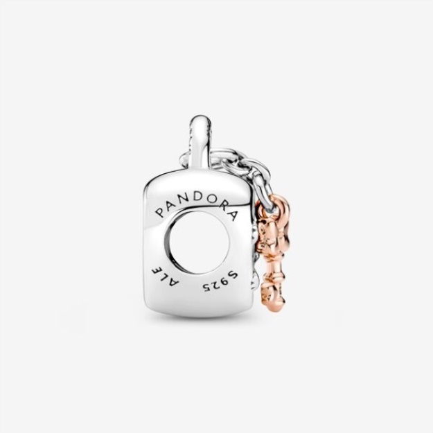 Disney Mickey Mouse Minnie Mouse Padlock Charm Pandora