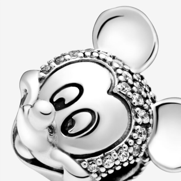 Disney Mickey Mouse Pave Clip Charm Pandora