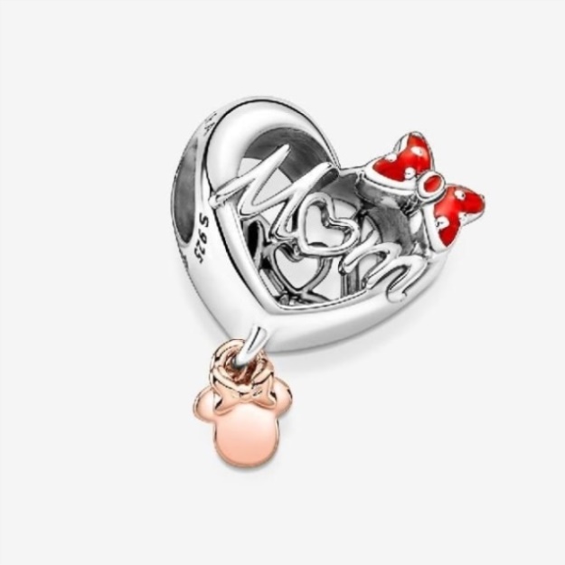 Disney Minnie Mouse Mum Heart Charms Pandora