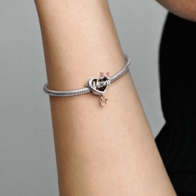 Disney Minnie Mouse Mum Heart Charms Pandora