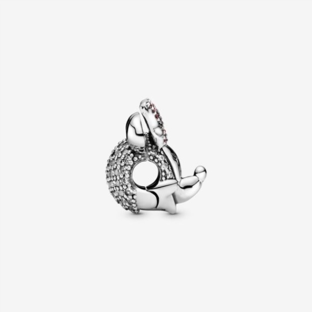 Disney Minnie Mouse Pink Pave Bow Clip Charm Pandora