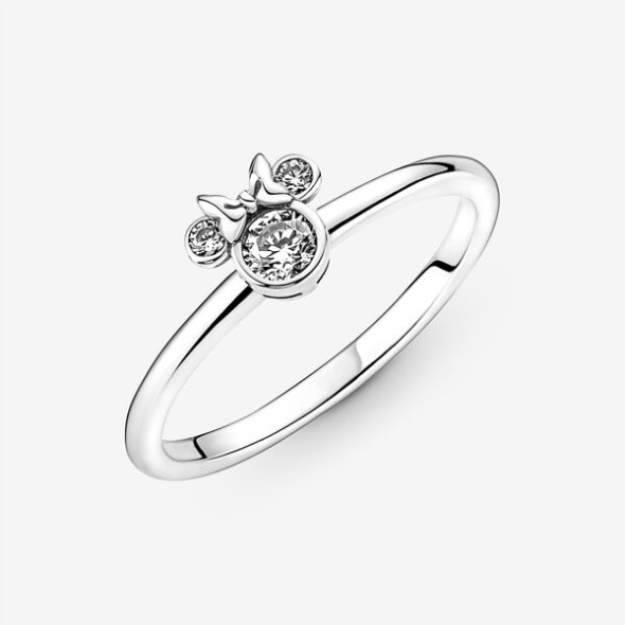 Disney Minnie Mouse Sparkling Head Ring Pandora