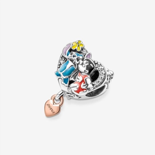 Disney Ohana Lilo Stitch Inspired Charm Pandora