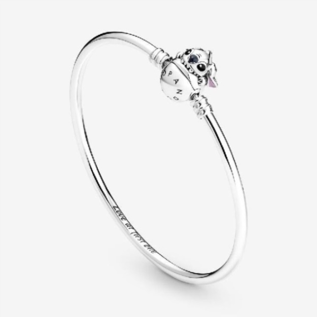 Disney Stitch Biting Clasp Bangle Pandora