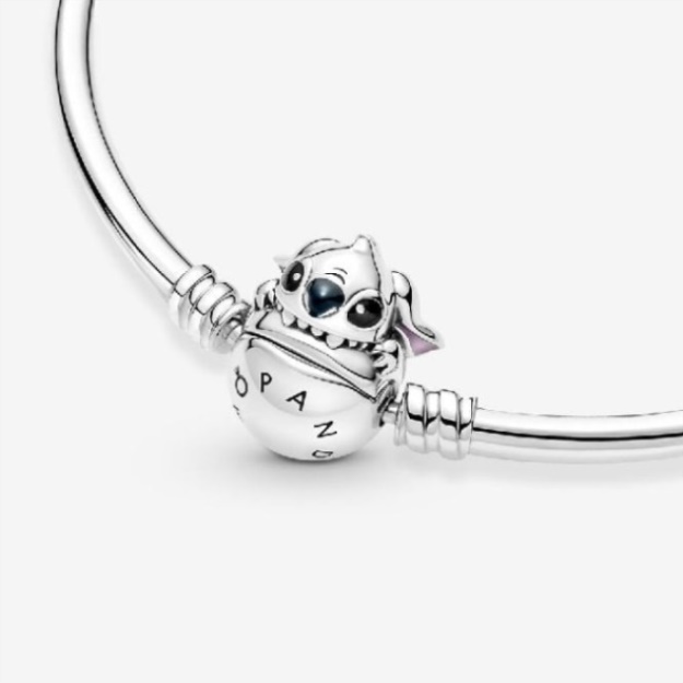 Disney Stitch Biting Clasp Bangle Pandora