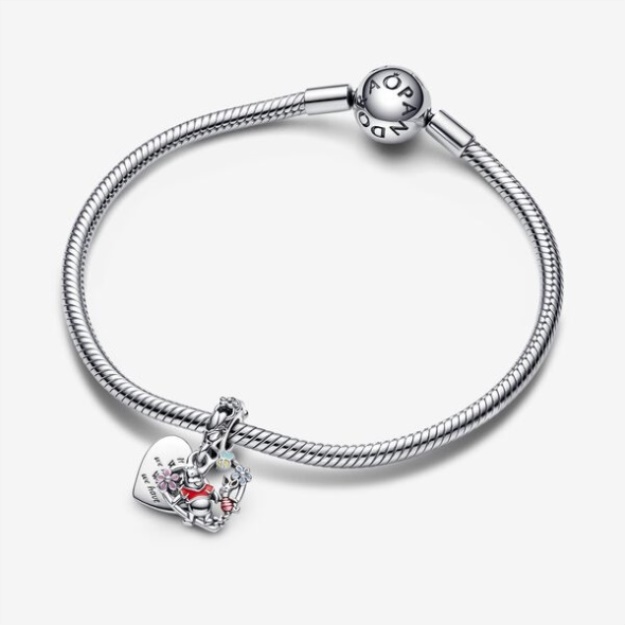 Disney Winnie The Pooh Piglet Double Dangle Charm Pandora