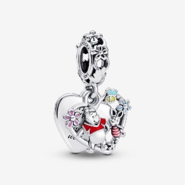 Disney Winnie the Pooh  Piglet Double Dangle Charms Pandora
