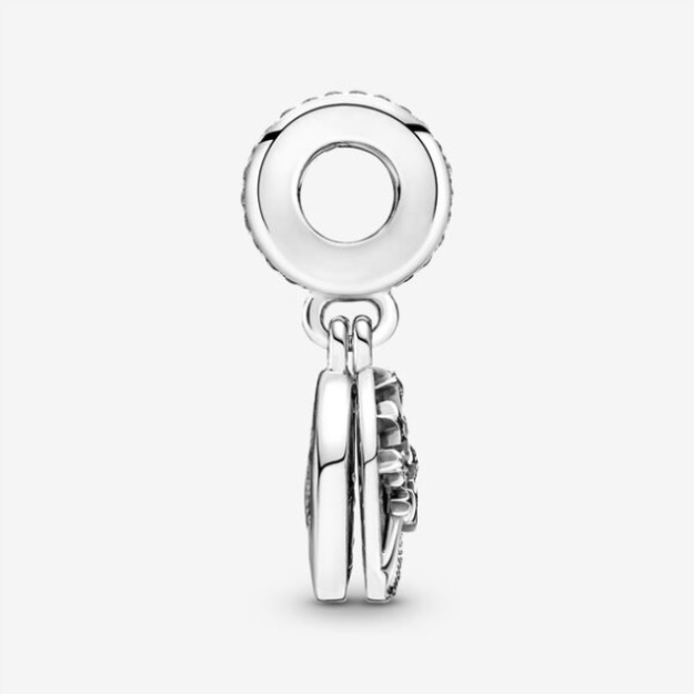Double Dangle Tree Galaxy Moon Charm Pandora