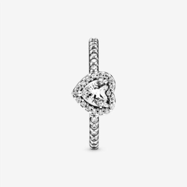 Elevated Heart Ring Pandora Sterling Silver