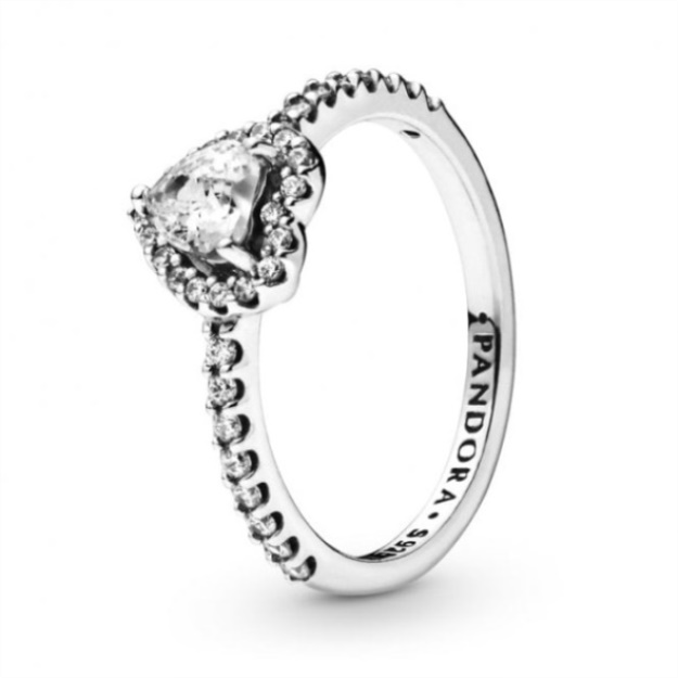 Elevated Pandora Heart Ring