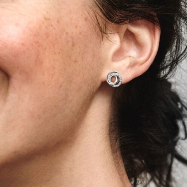 Family Always Encircled Stud Earrings Pandora CA