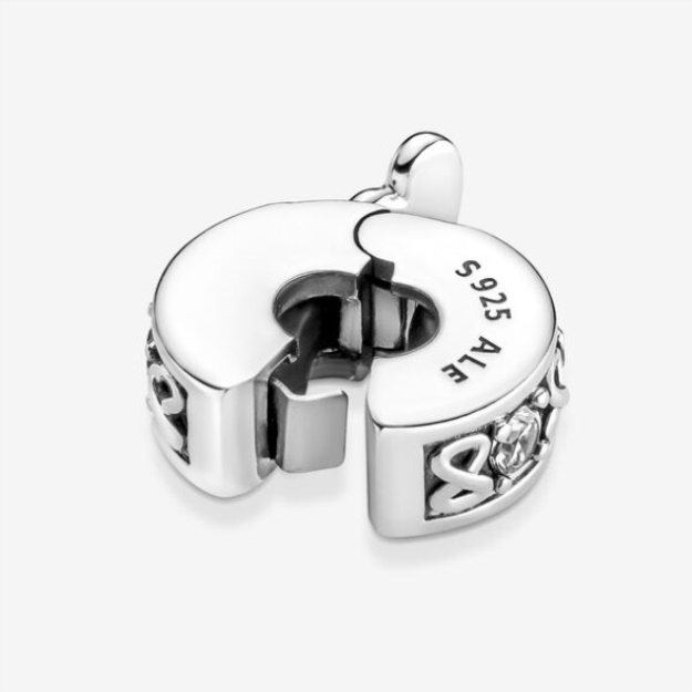 Family Always Pave Clip Charm Pandora