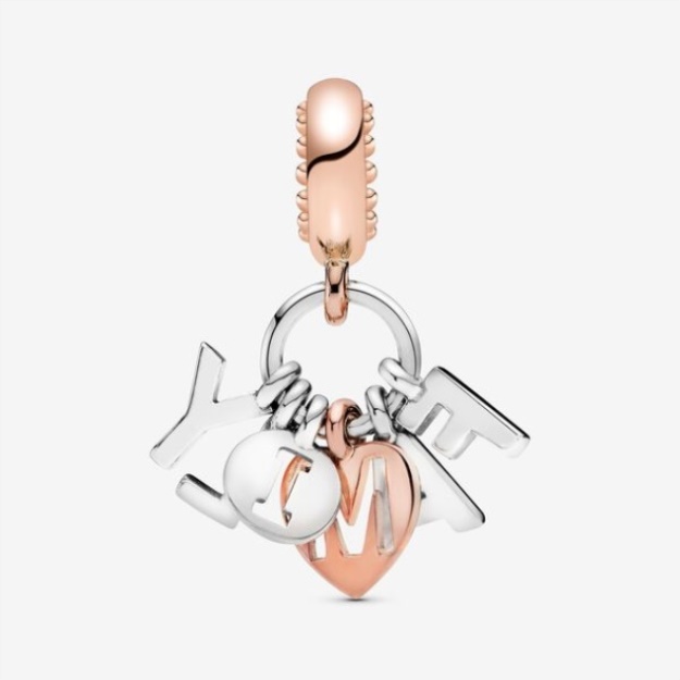 Family Letters Dangle Charm Pandora