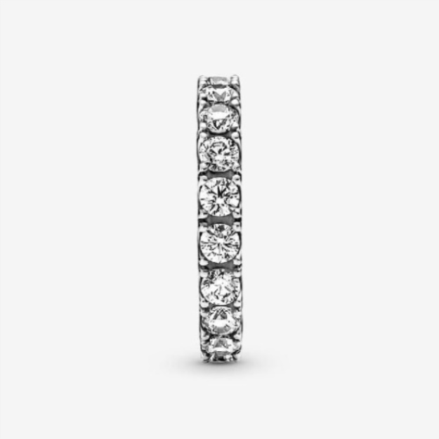 Fashion Sparkling Row Eternity Ring Pandora