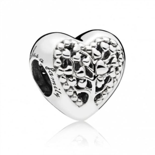 Flourishing Hearts Family Tree Heart Charms Pandora