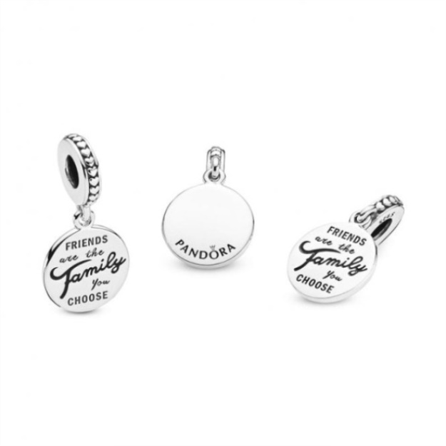 Friends Are Family Dangle Charms Pandora