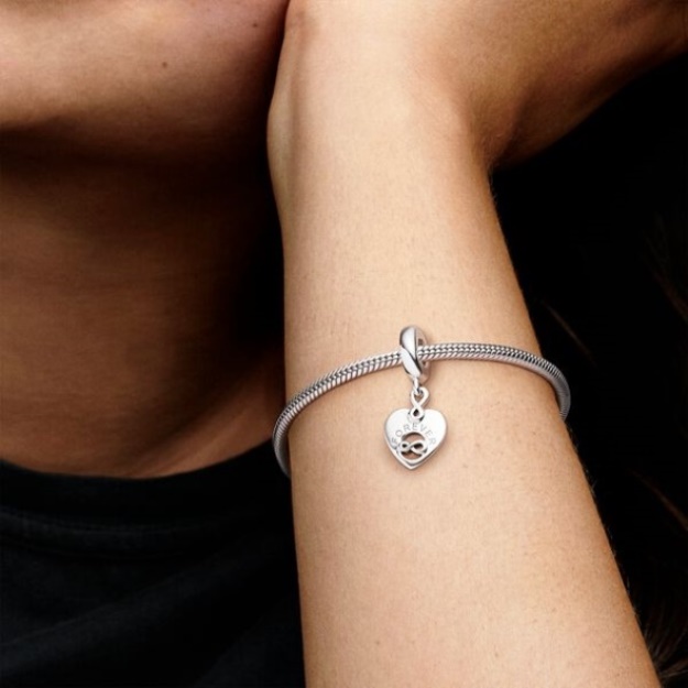 Friends Forever Heart Dangle Charm Pandora