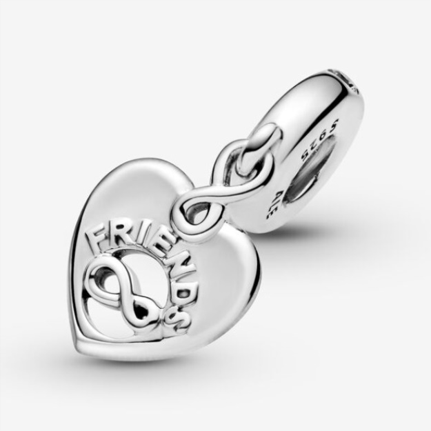 Friends Forever Heart Dangle Charm Pandora