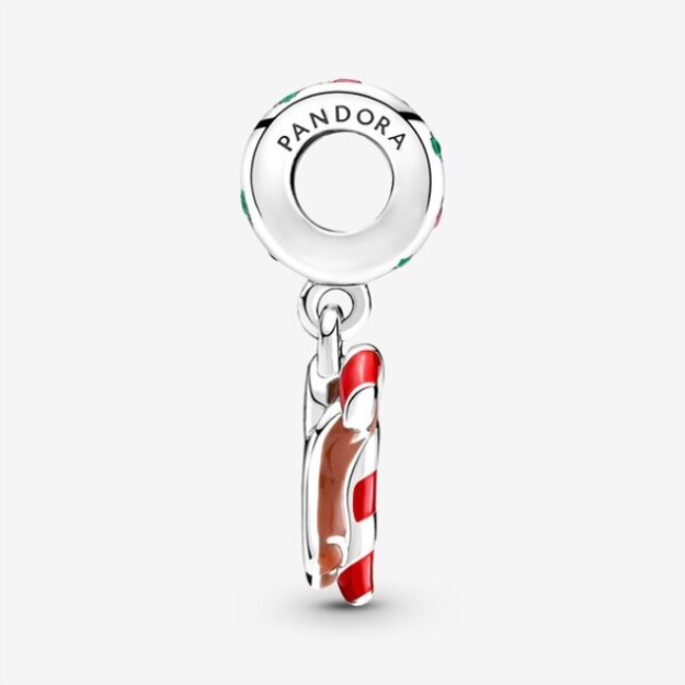 Gingerbread Man Dangle Charm Pandora